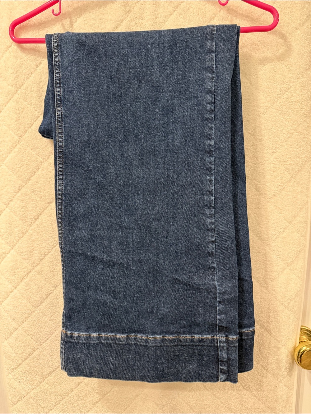 White House Black Market High-Rise Dark Indigo Straight Jeans